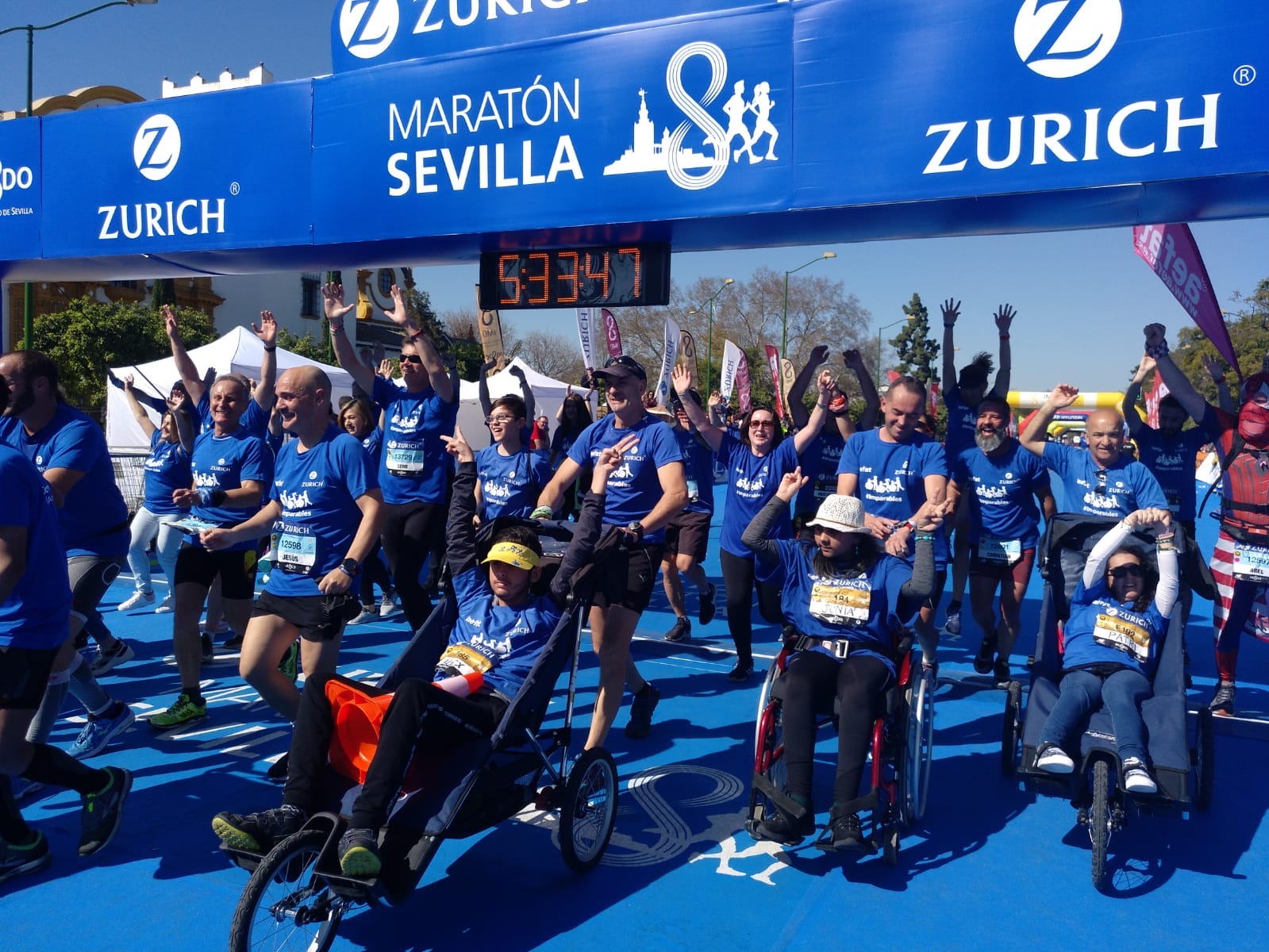 Llegada Aefat Zurich Maratón Sevilla 2020 2