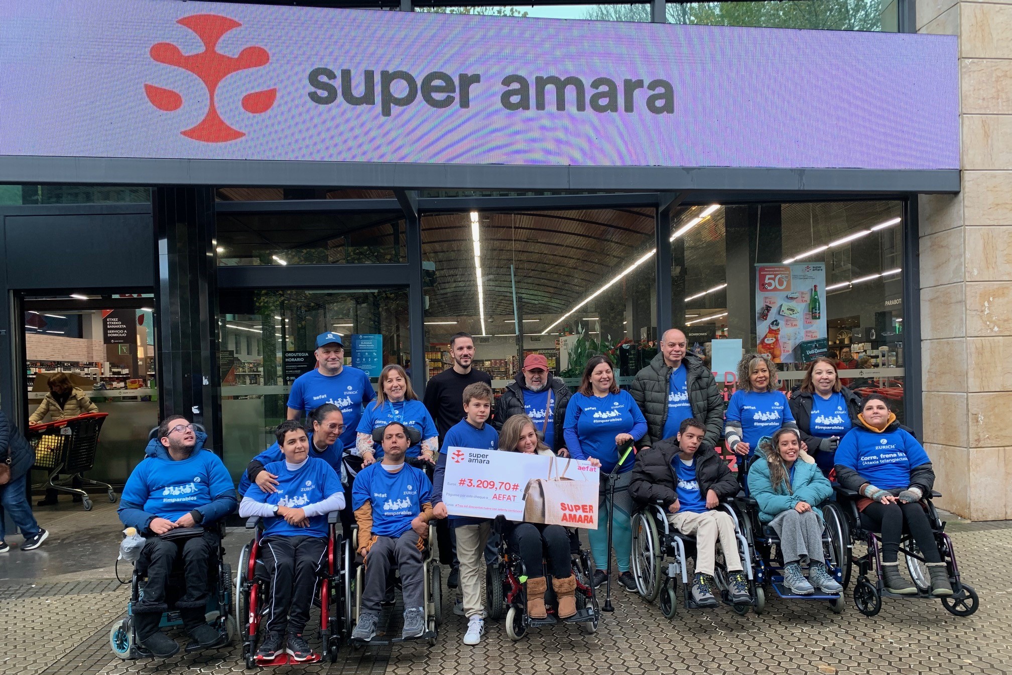 Super Amara nos dona más 3.000 euros