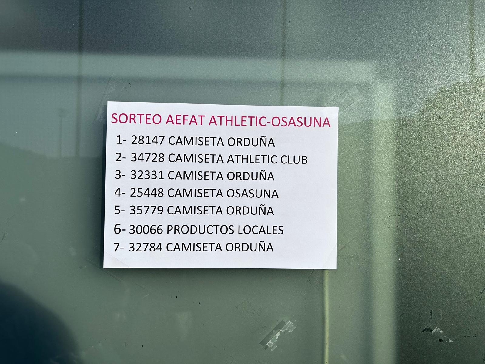 sorteo camisetas